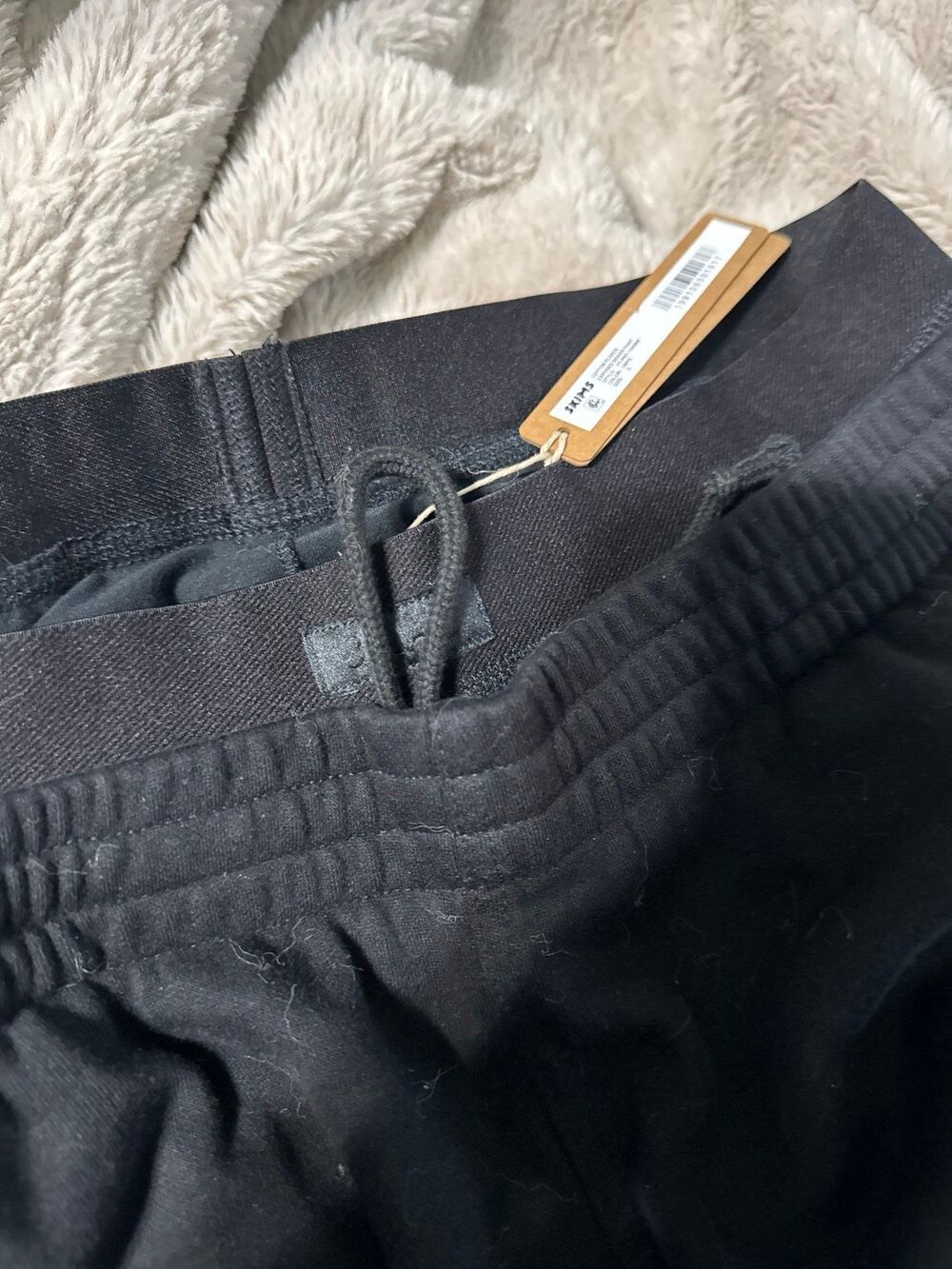 Skims double waistband exposed boxer pants